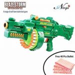 Blaze Storm Battery Operated Soft Bullet Gun Comes with 40 Safe Soft Foam Bullets