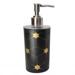Indiginous Unbreakable Liquid Soap/Shampoo/Hand wash/Sanitizer/Lotion Dispenser Bottle with Pump for handwash in Bathroom/Kitchen Sink (Black) (Design May Vary)
