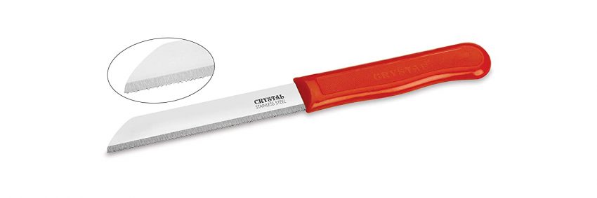 Crystal Sleek Stainless Steel Knife, Standard, Multicolor