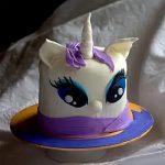 Purple Unicorn Truffle Cake