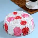Yummy Colourful Rose Cake
