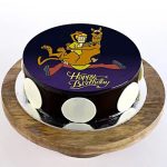 Scooby & Shaggy Chocolate Photo Cake