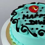 Shubh Diwali Black Forest Cake