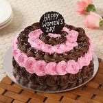 Decorated Women’s Day Chocolate Cake