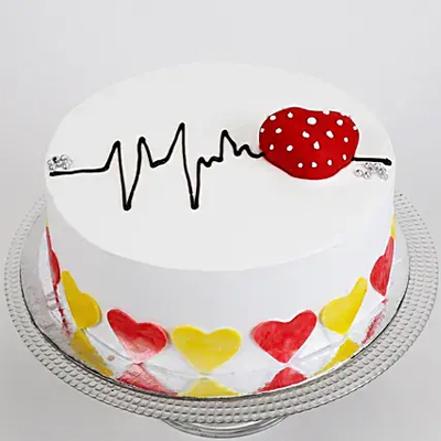 Heart Beat Chocolate Cake