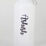 Personalised Name White Bottle