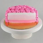 Pink Fantasy Half Cake- 500 Gms