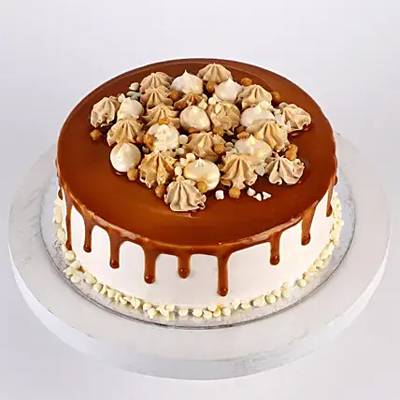 Cream Drop Caramel Cake- Half Kg