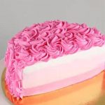 Pink Fantasy Half Cake- 500 Gms