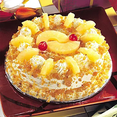 Pineapple With Butterscotch Cake