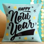 Chic Happy New Year Cushion- Hand Delivery