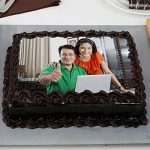 Rich Chocolate Truffle Photo Cake
