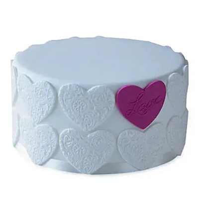 Elegant Love Cake 2kg Vanilla