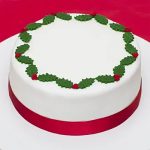 Designer Mistletoe Chocolate Cake