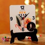Happy New Year Personalised Table Clock