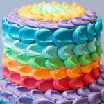 Two-Tier-Rainbow-Cake