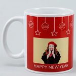 Festive Happy New Year Personalised Mug