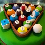 Pool Game Designer Truffle Cake