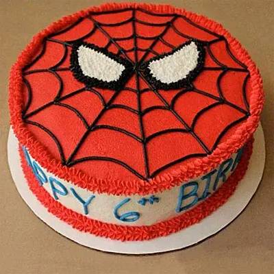 Creamy Spiderman Treat Cake 2kg Vanilla