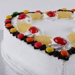 Heart Shaped Pineapple Gems Cake