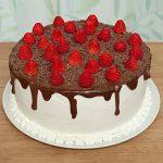 Strawberry Topped Chocolate Cake