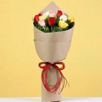 Mixed Roses And Rocher Combo