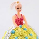 Rosy Barbie Cake Vanilla 2kgVV