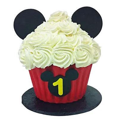 Mickey Mouse Floral Cupcake 6