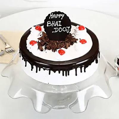 Happy Bhai Dooj Black Forest Cake