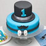 Moustache And Hat Birthday Chocolate Truffle Cake
