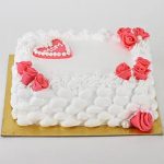Roses & Heart Pineapple Cake