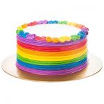 Rainbow Cream Pineapple Cake