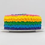 Rainbow Cream Chocolate Cake