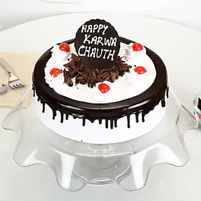 Karwa Chauth Black Forest Cake