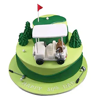 Golf Car Cake