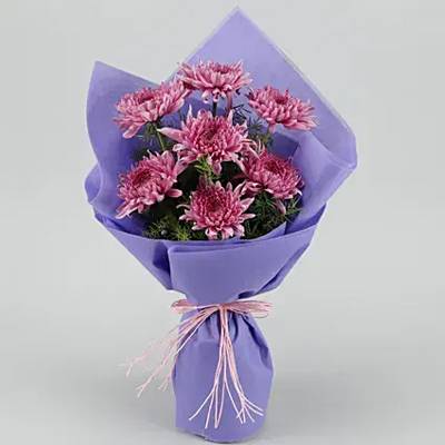 Lilac Dreams Chrysanthemum Bouquet
