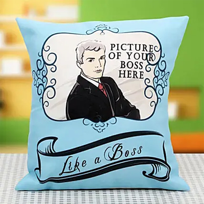 Like a Boss Personalized Cushion