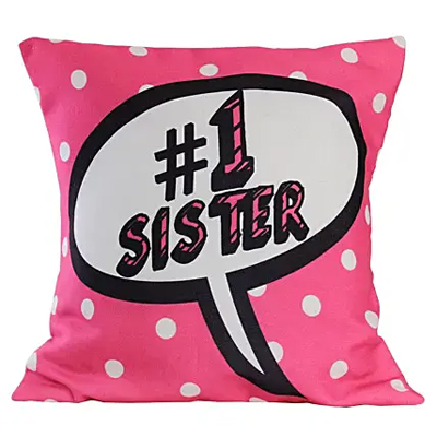 Soft Pink Sister Cushion