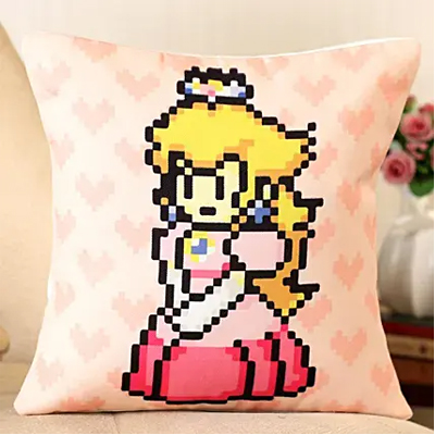 Princess Daisy Printed Cushion