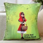 Red Riding Hood Printed Cushion