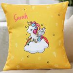 Magical Unicorn Personalised Cushion