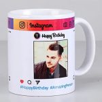 Personalised Instagram Birthday Mug
