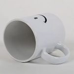 White Ceramic Smiley Mug