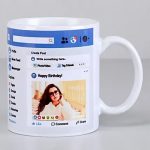 Personalised Facebook Birthday Mug