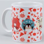 Happy Holidays Cute Penguin Mug