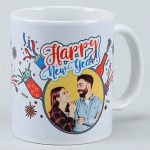 Personalised Picture Happy New Year Mug