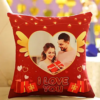 Romantic Personalised Cushion For Valentines Day