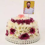 Personalised Daisy Floral Cake
