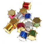 Christmas Tree Drum Ornaments Hanging Decorations Colorful Small