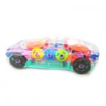 zest 4 toyz concept musical and 3d lights kids transparent car, toy for 2-5 year kids